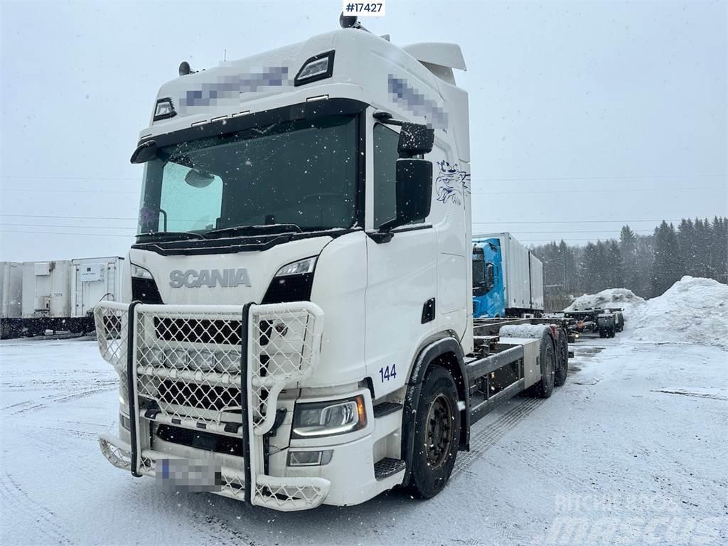 Scania R500 6x2 Container Truck. Kipplader