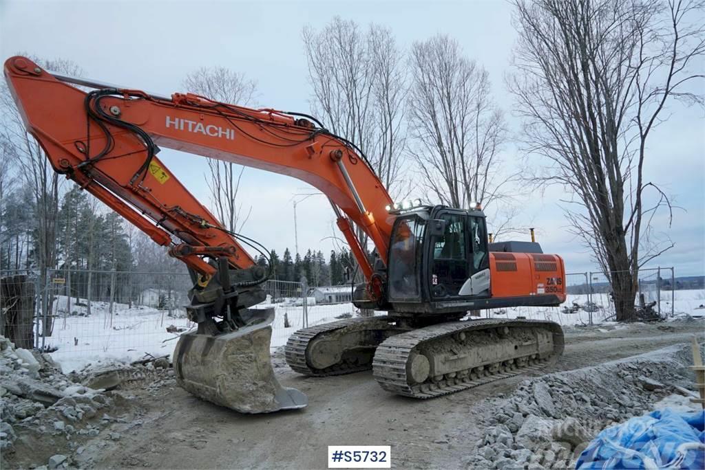 Hitachi ZX350LC 5B EXCAVATOR WITH DIGGING SYSTEM, SEE VIDE Raupenbagger