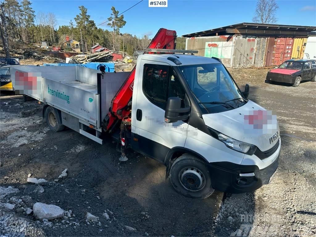 Iveco Daily 70C18H Crane truck with FASSI F70B.1.24 Kranwagen