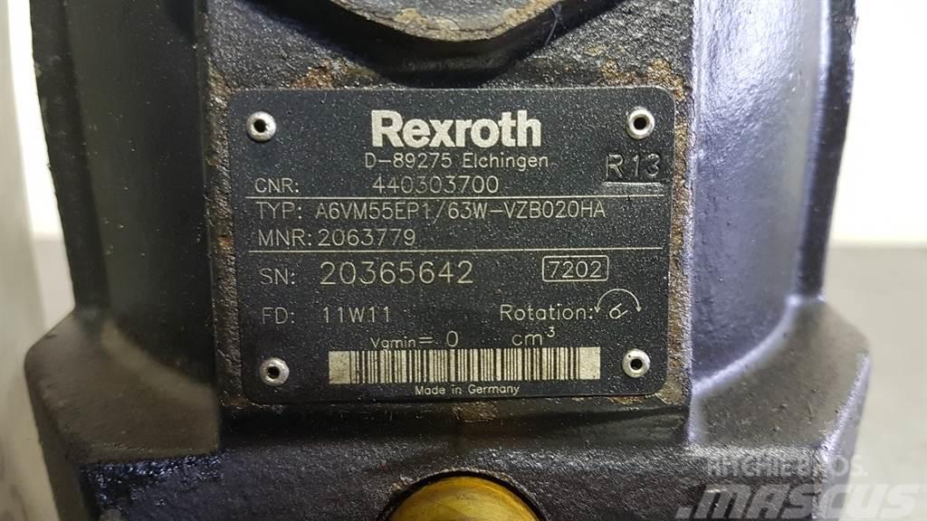 Rexroth A6VM55EP1/63W - Drive motor/Fahrmotor/Rijmotor Hydraulik