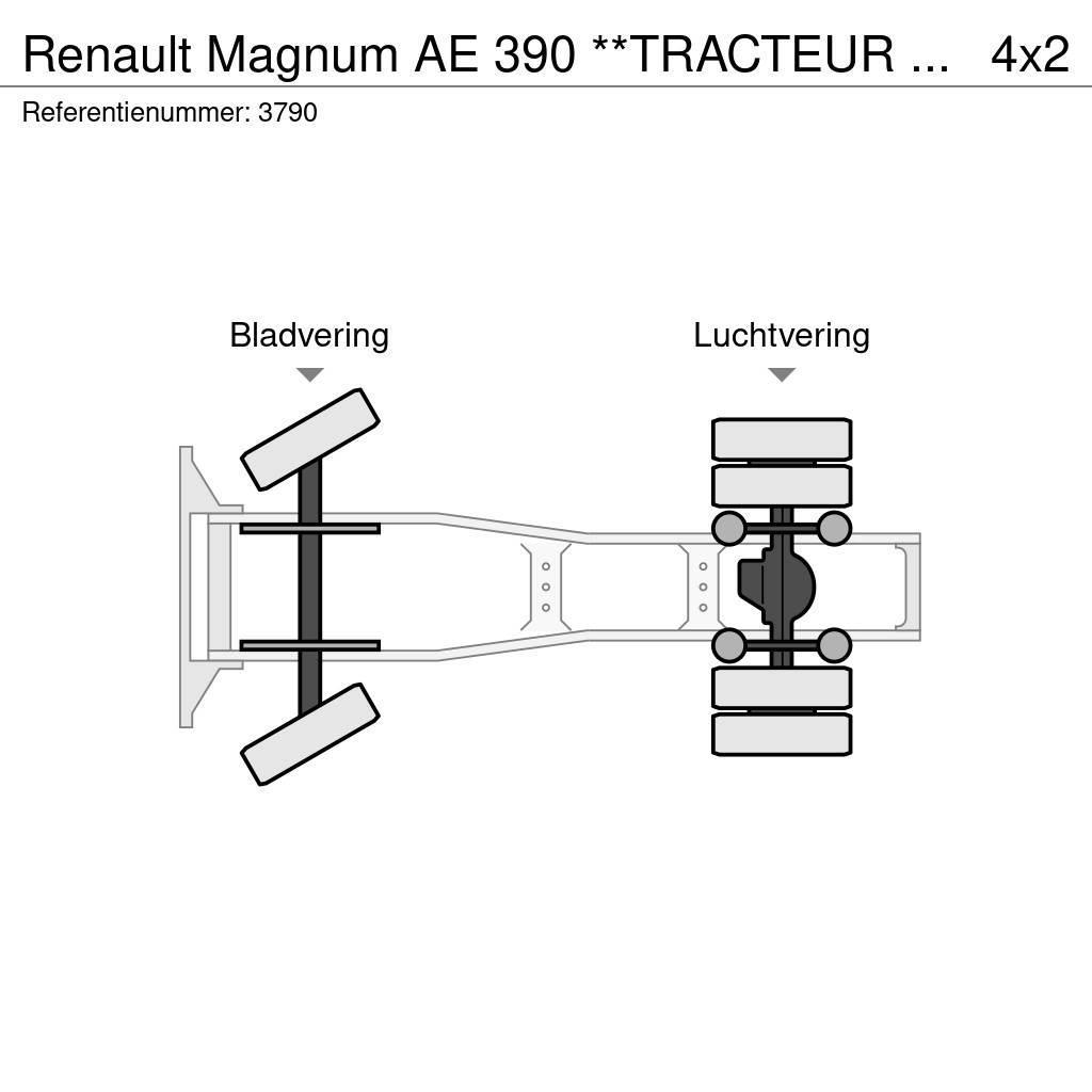 Renault Magnum AE 390 **TRACTEUR FRANCAIS-FRENCH TRUCK** Sattelzugmaschinen