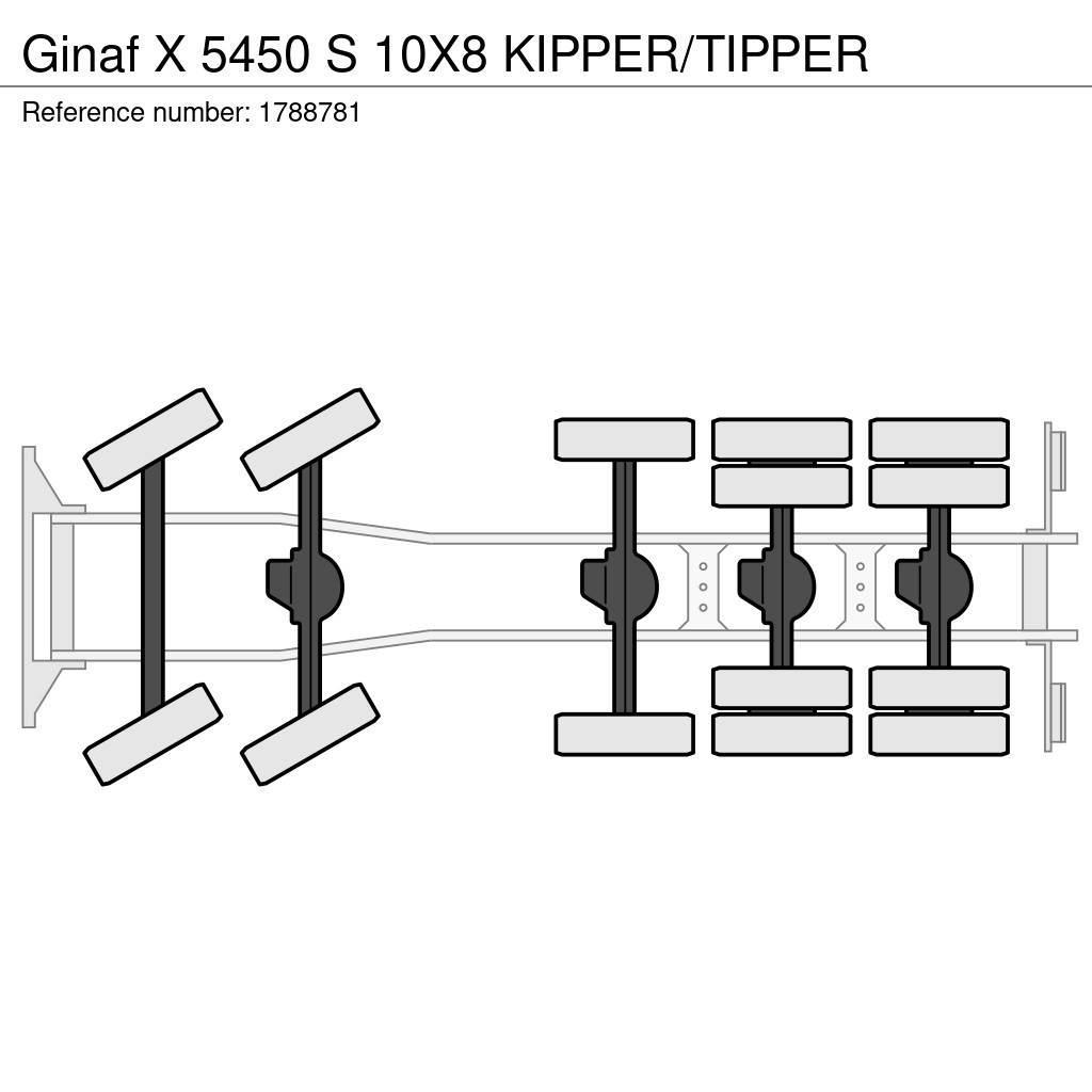 Ginaf X 5450 S 10X8 KIPPER/TIPPER Kipper