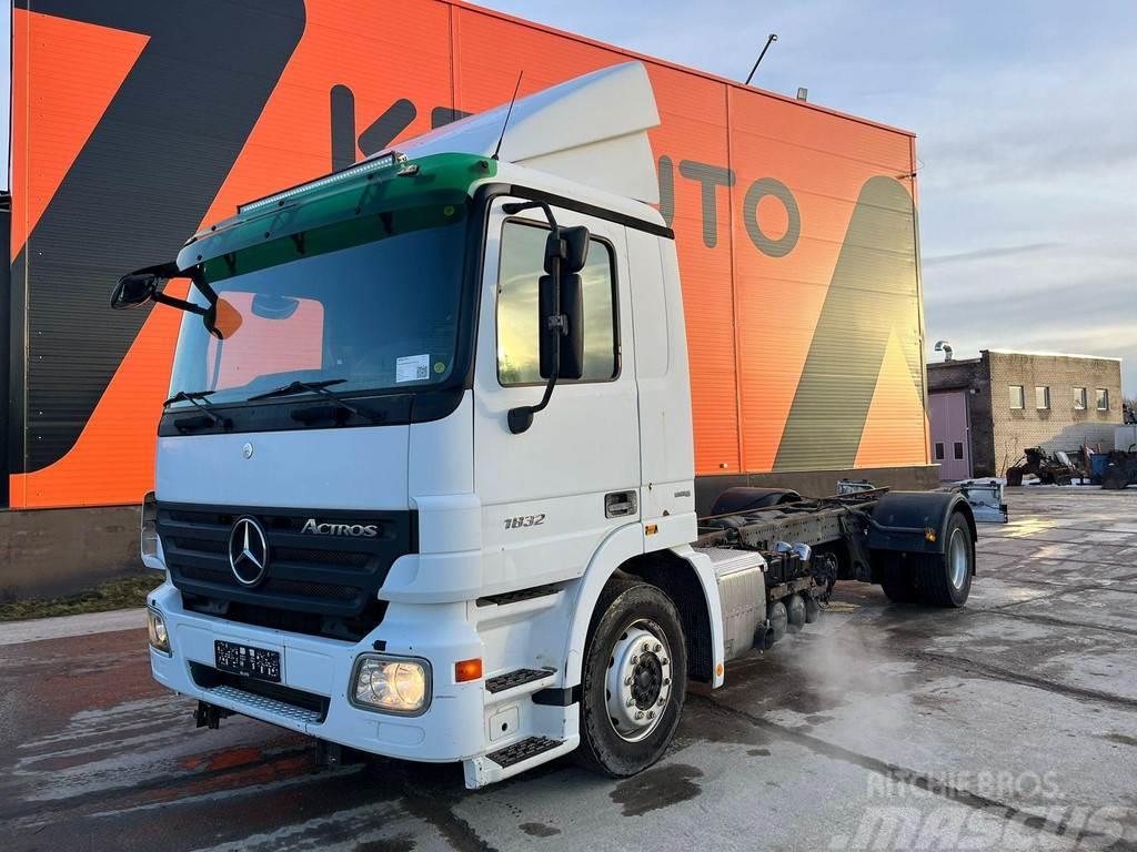 Mercedes-Benz Actros 1832 4x2 FOR SALE AS CHASSIS ! / CHASSIS L= Wechselfahrgestell