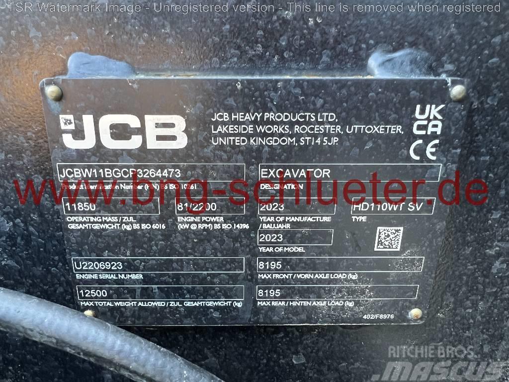 JCB Hydradig 110W BLACK -Demo- Mobilbagger