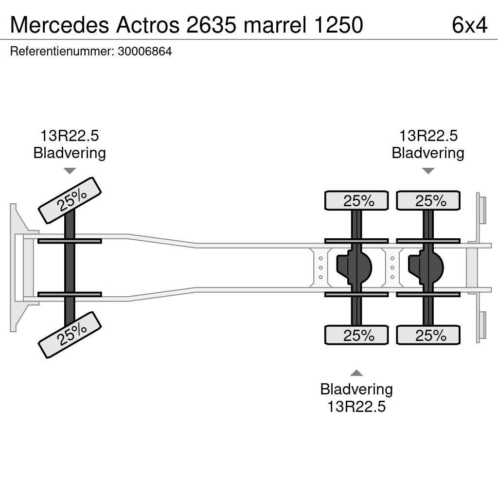 Mercedes-Benz Actros 2635 marrel 1250 Kranwagen