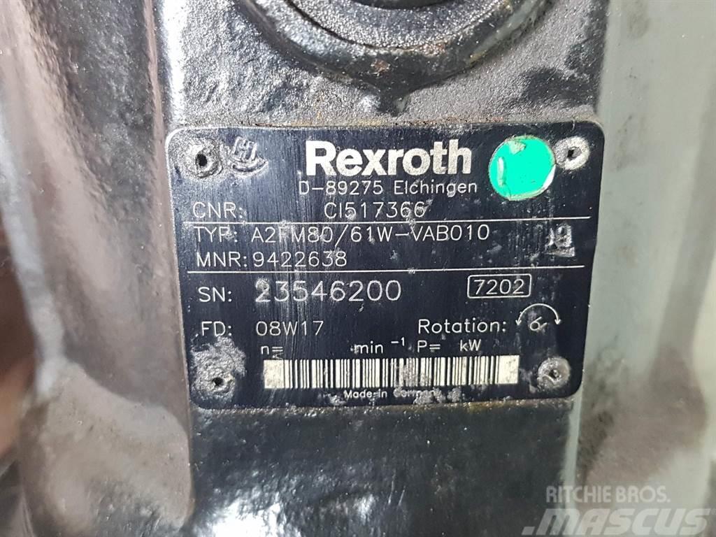 Manitou 160ATJ-CI517366-Rexroth A2FM80/61W-Drive motor Hydraulik
