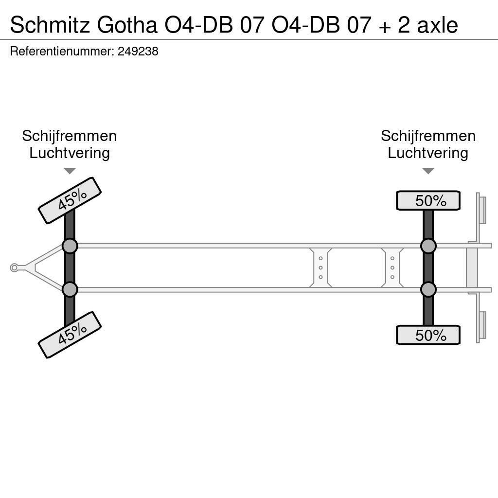 Schmitz Cargobull Gotha O4-DB 07 O4-DB 07 + 2 axle Curtainsideranhänger
