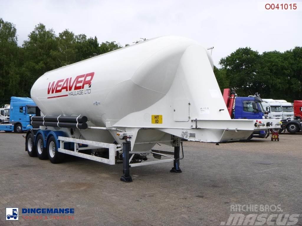 Spitzer Powder tank alu 43 m3 / 1 comp Tankauflieger