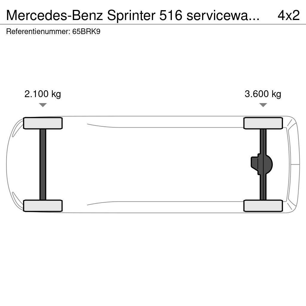 Mercedes-Benz Sprinter 516 servicewagen krachtstroom kraan Andere Transporter