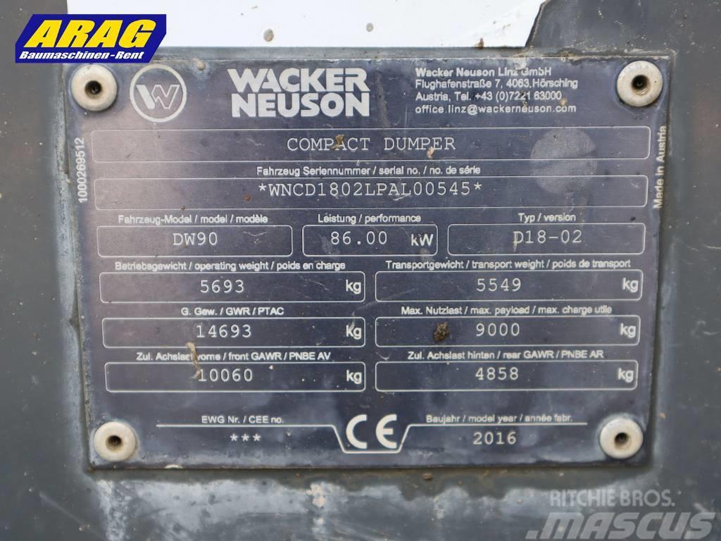 Wacker Neuson DW 90 Dumper - Knickgelenk