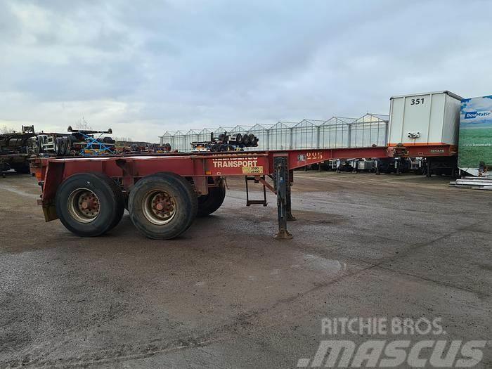 Renders 2 AXLE 20 FT CONTAINER CHASSIS BPW DRUM Containerauflieger