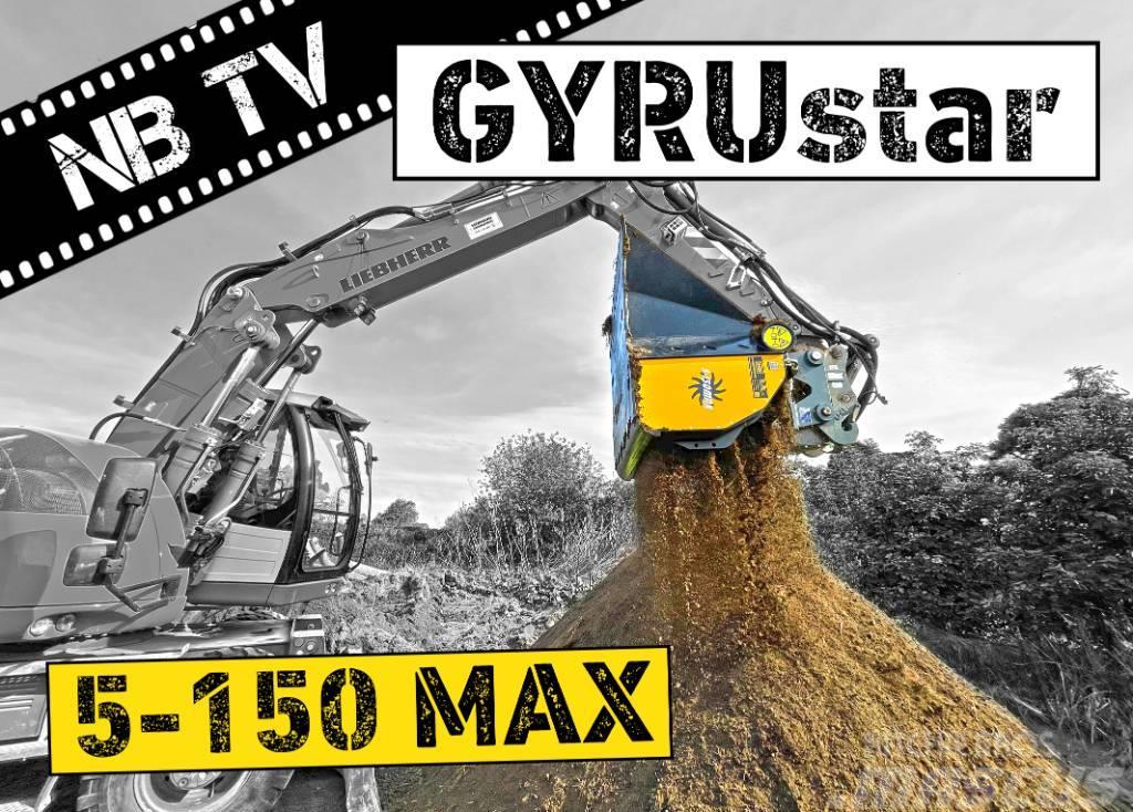 Gyru-Star  5-150MAX | Siebschaufel Radlader, Bagger Schaufeln