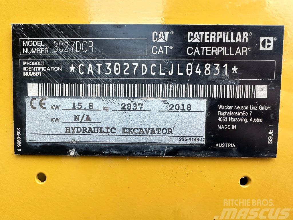 CAT 302.7D CR Minibagger < 7t