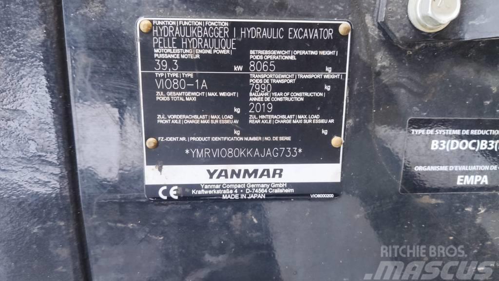 Yanmar Vio 80-1A Midibagger  7t - 12t