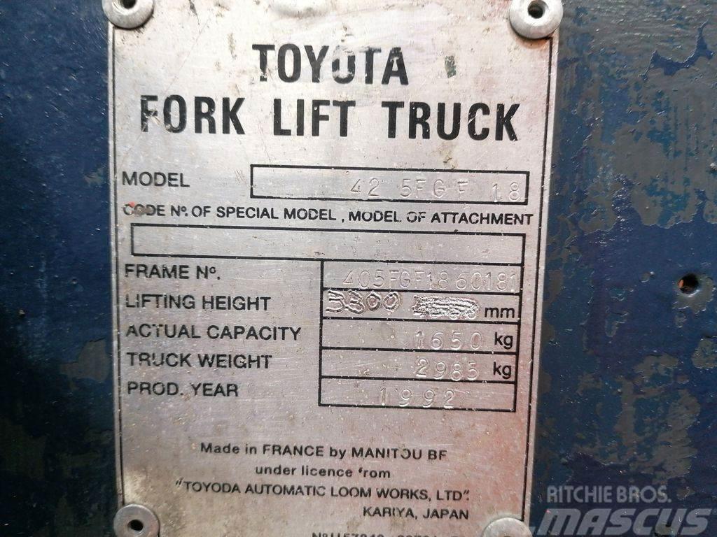 Toyota 42-5FGF18 Gasstapler