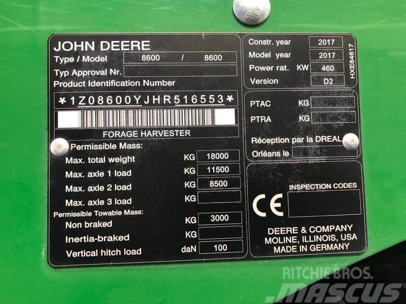 John Deere 8600 inklusive Garantie, inklusive Zinssubventioni Andere Landmaschinen
