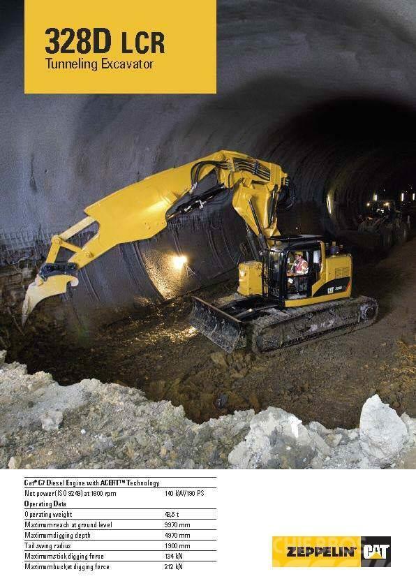 CAT 325 C CR tunnel excavator Raupenbagger