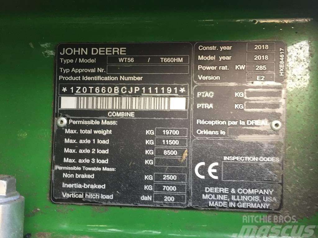 John Deere T 660 Mähdrescher