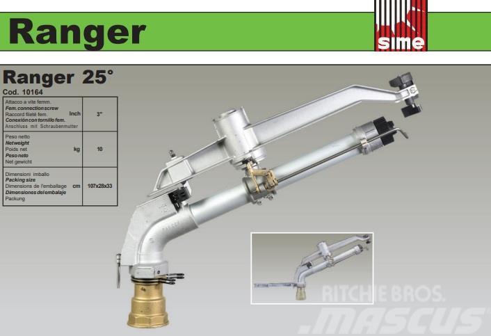  - - -  SIME - Ranger / Reflex / Explorer Bewässerungssysteme