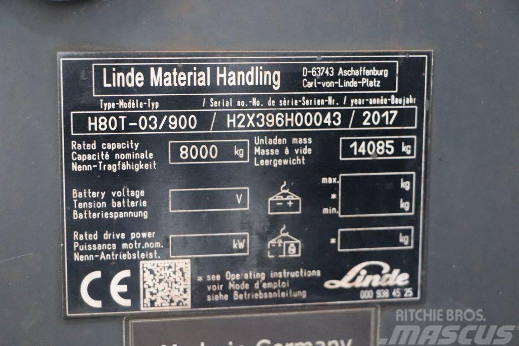 Linde H80T-03/900 Gasstapler
