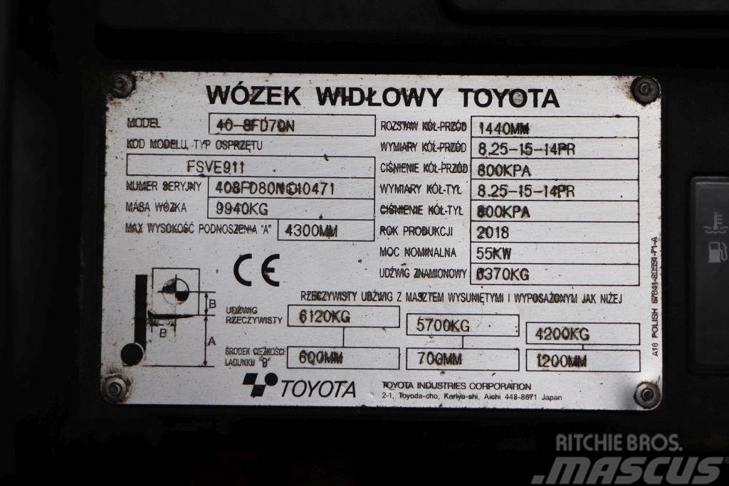 Toyota 40-8FD70N Dieselstapler