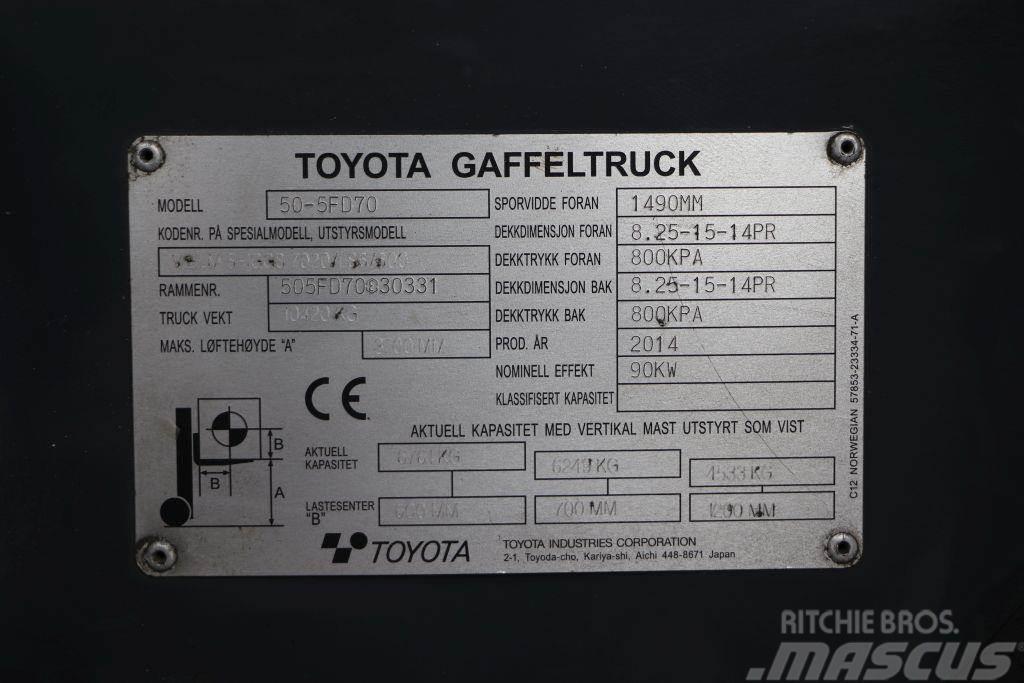 Toyota 50-5FD70 Dieselstapler