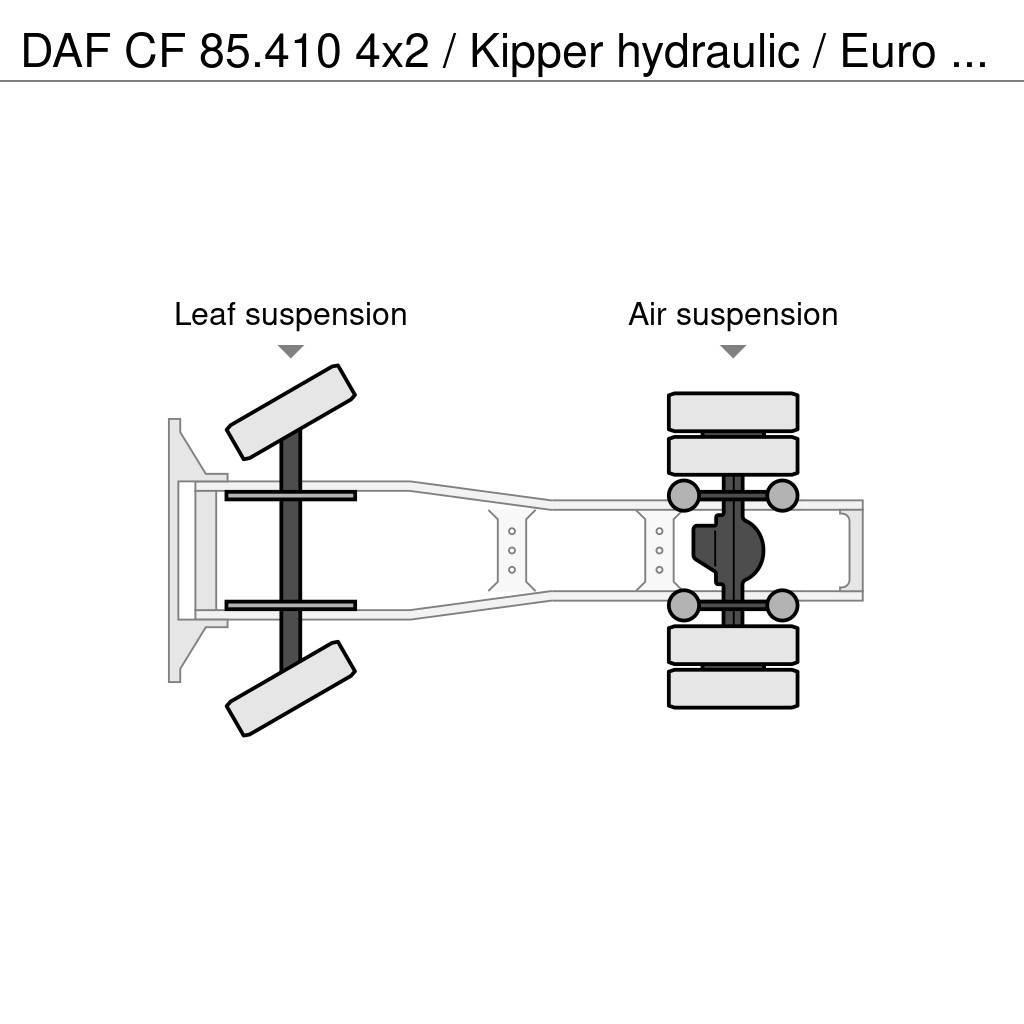 DAF CF 85.410 4x2 / Kipper hydraulic / Euro 5 / Only 4 Sattelzugmaschinen