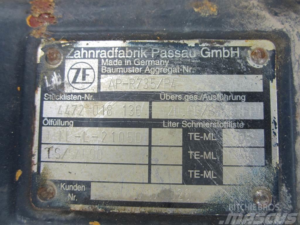 ZF AP-R735/P4 - Liebherr 509 - Axle LKW-Achsen