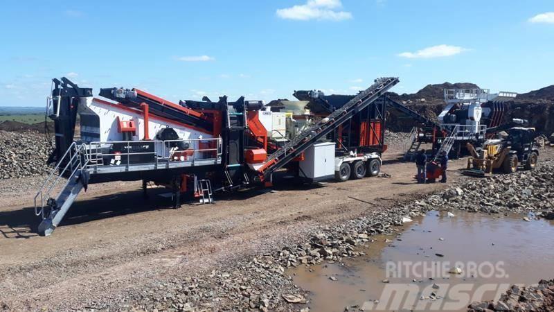 Constmach 150 TPH Mobile Jaw Crushing Plant Mobile Brecher