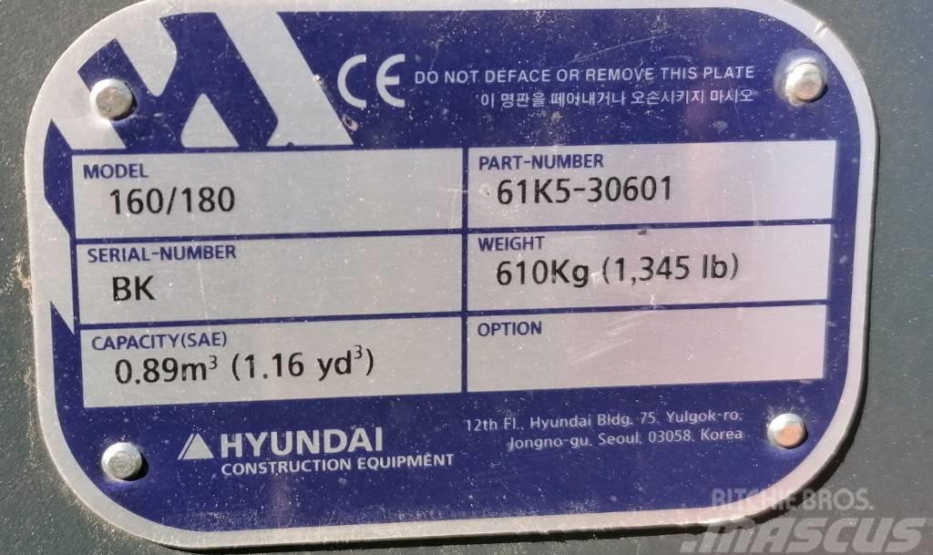 Hyundai 0.89m3_HX180 Schaufeln