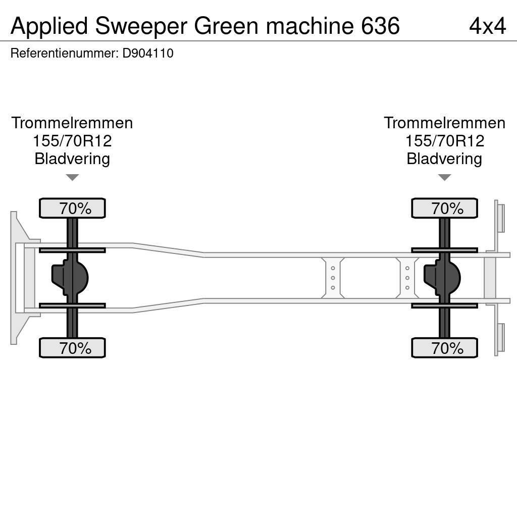 Applied sweeper Green machine 636 Saug- und Druckwagen