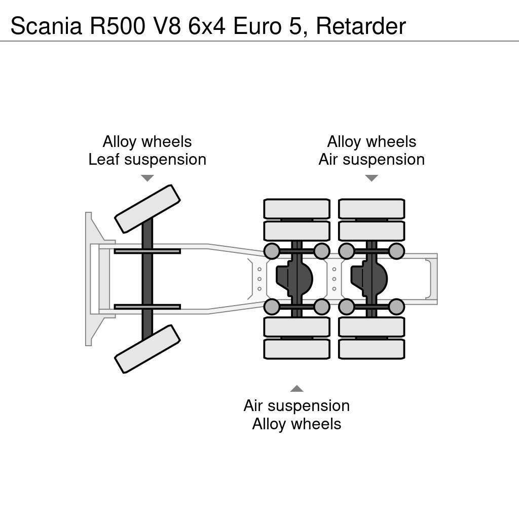 Scania R500 V8 6x4 Euro 5, Retarder Sattelzugmaschinen