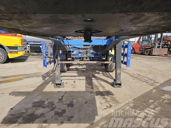 Renders 2 axle | 20 ft| steel suspension | Bpw drum. Containerauflieger