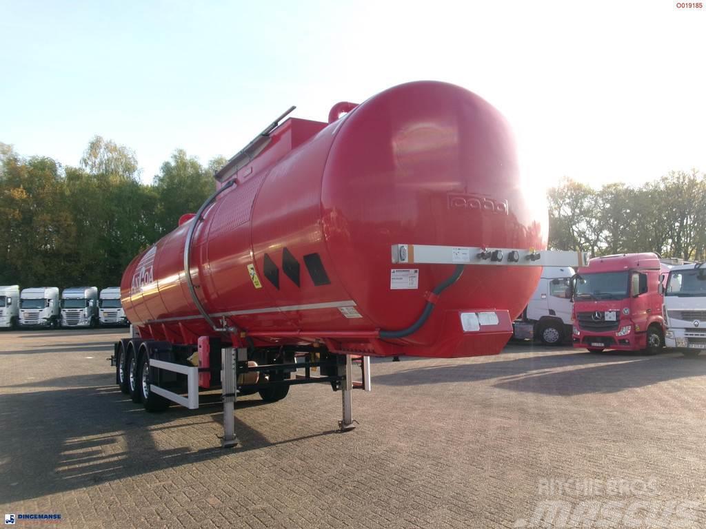 Cobo Bitumen tank inox 34 m3 / 1 comp Tankauflieger