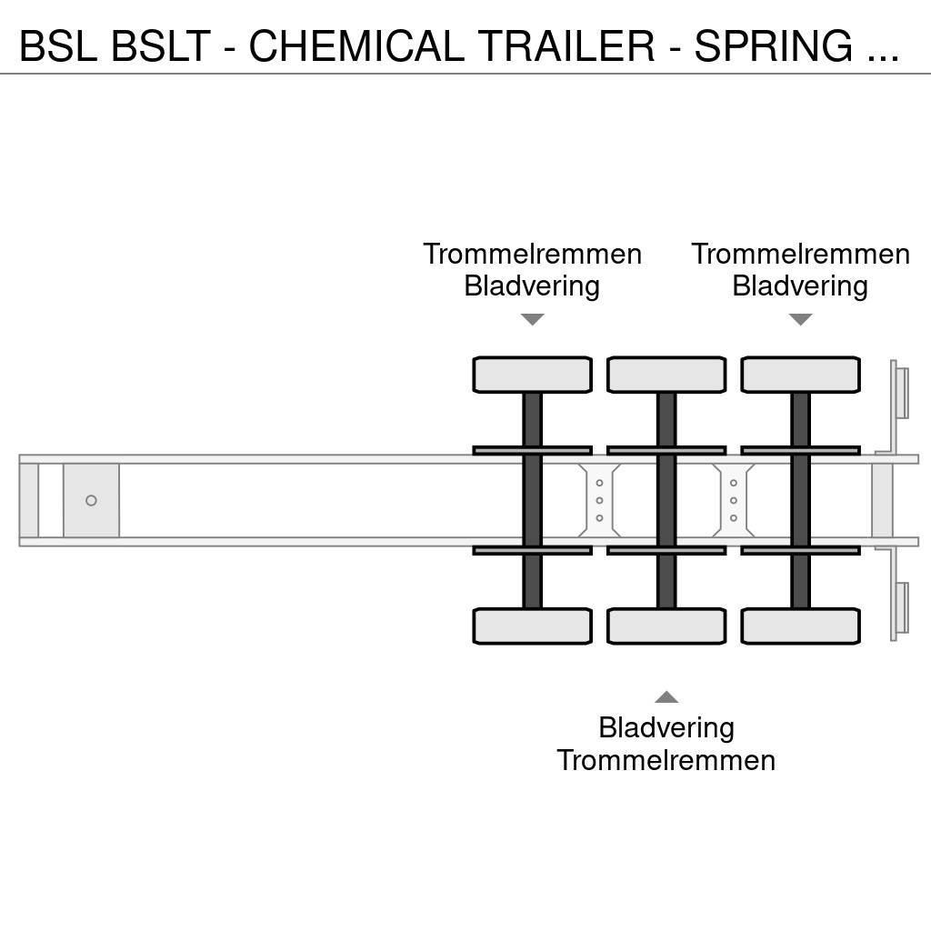 BSL T - CHEMICAL TRAILER - SPRING SUSPENSION Tankauflieger