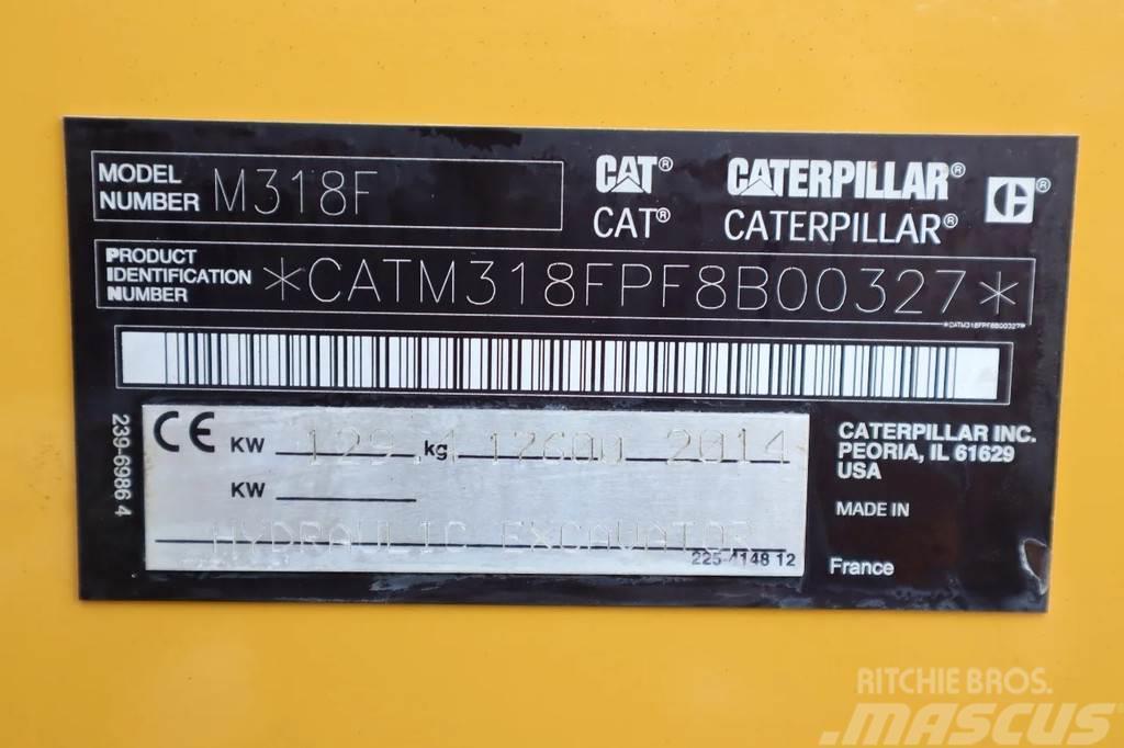 CAT M318 F | ROTOTILT | BUCKET | TRAILER HYDR | BSS Mobilbagger