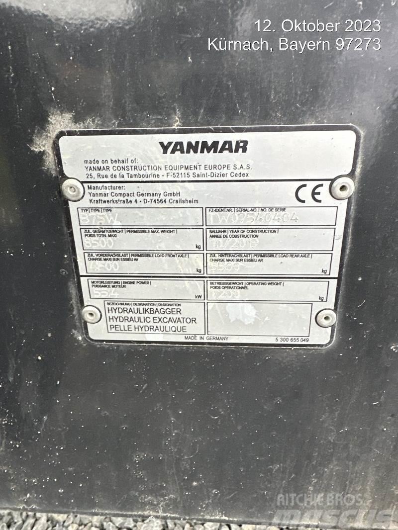 Yanmar B75W Mobilbagger