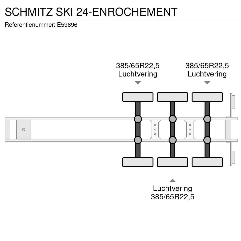 Schmitz Cargobull SKI 24-ENROCHEMENT Kippladerauflieger