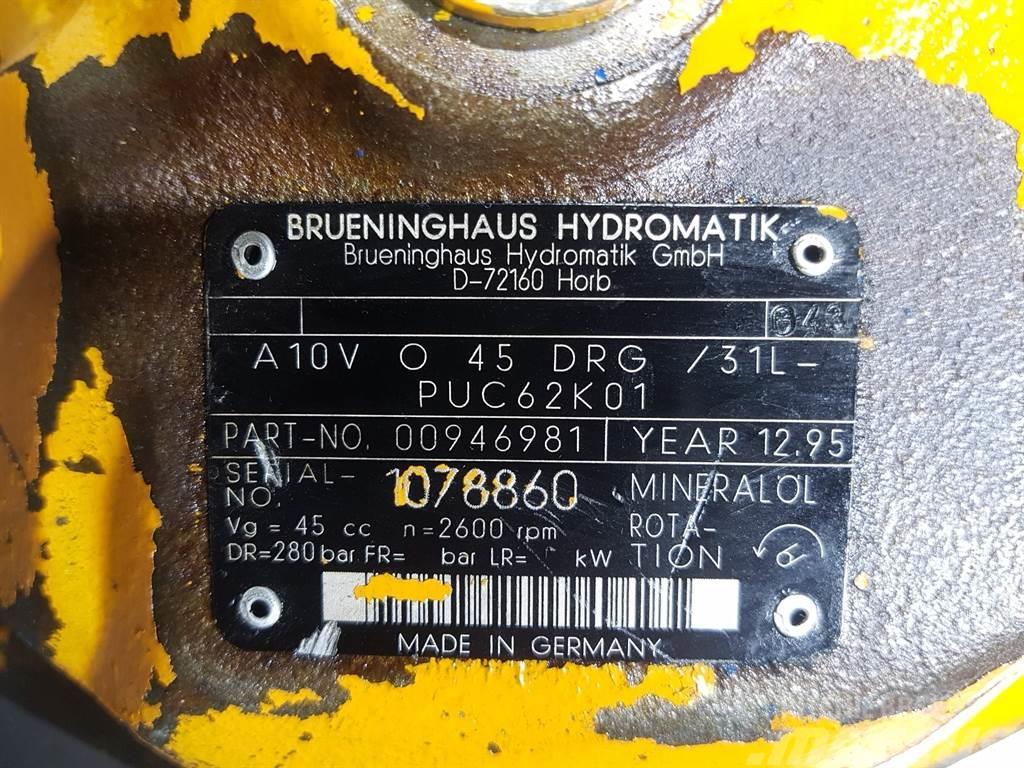 Brueninghaus Hydromatik A10VO45DRG/31L Hydraulik