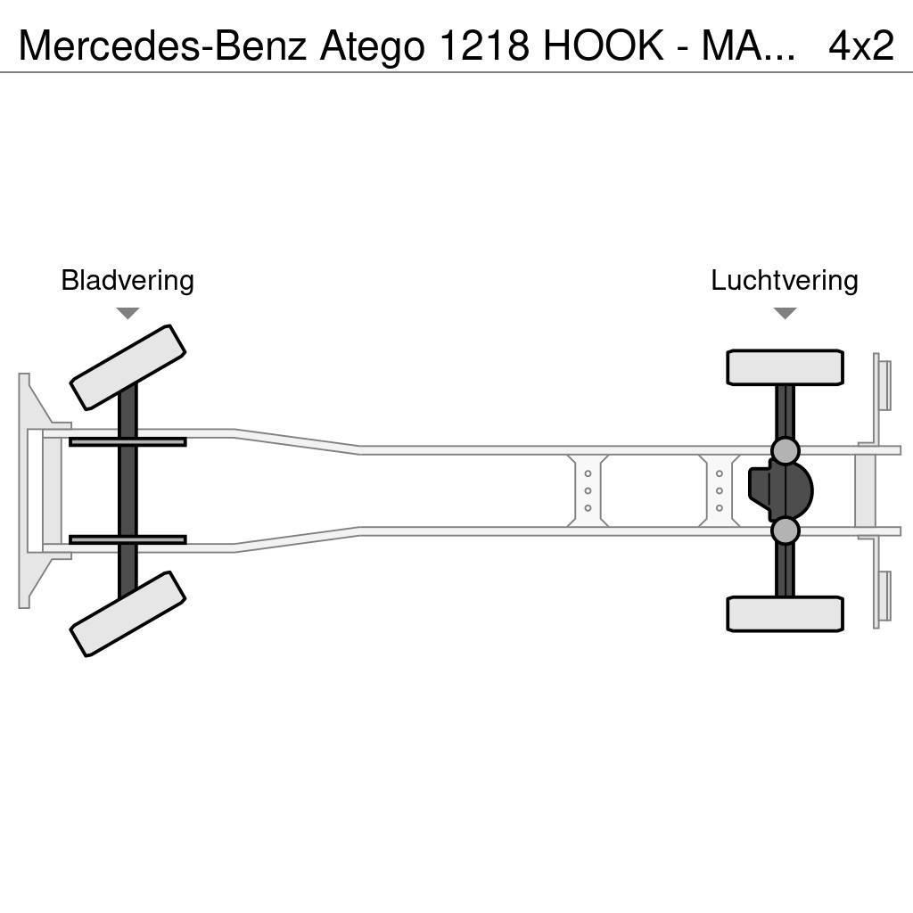 Mercedes-Benz Atego 1218 HOOK - MATERIAL COFFER Abrollkipper