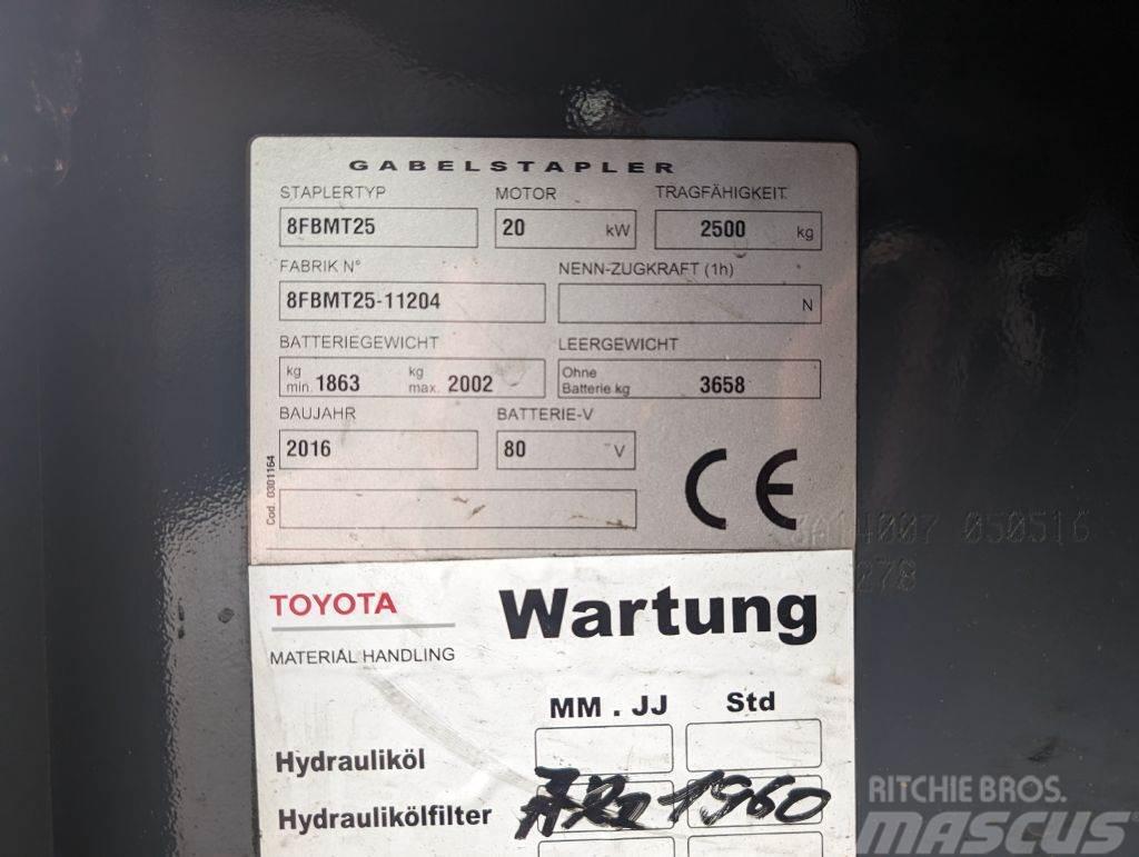 Toyota 8FBMT25 Elektrostapler