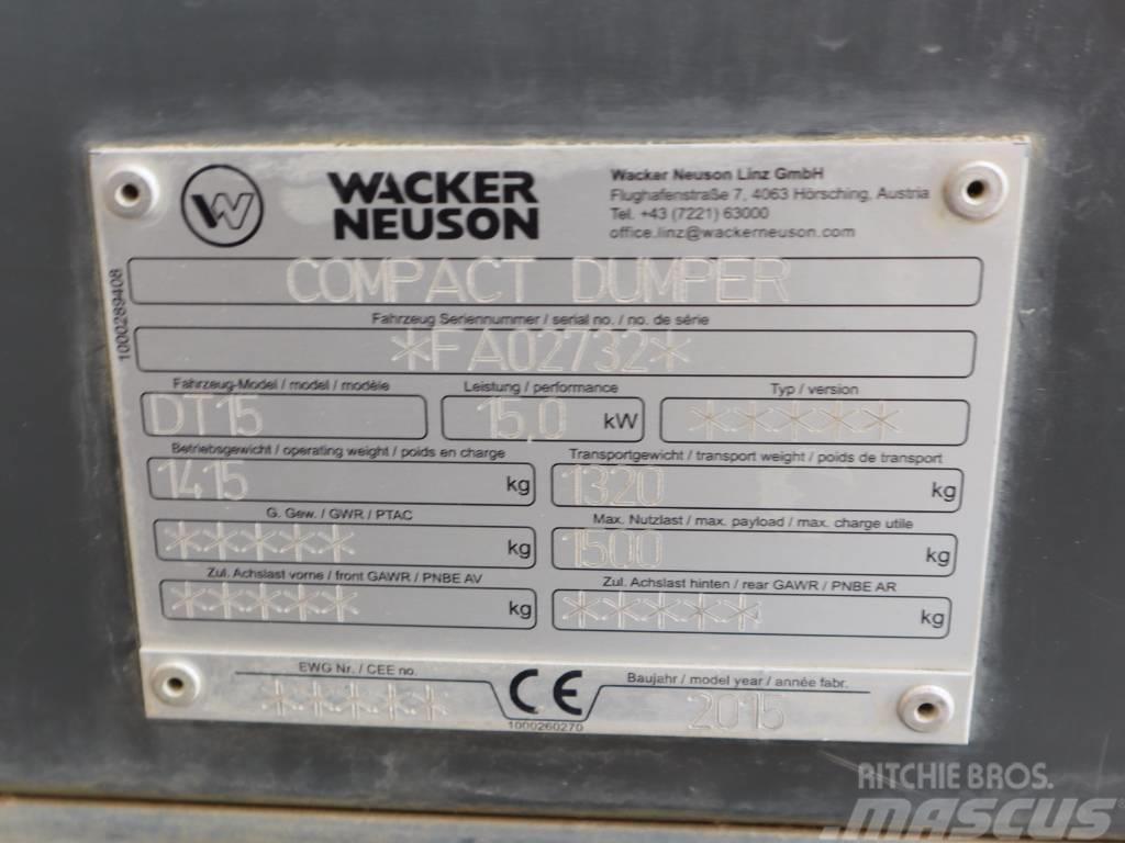Wacker Neuson DT 15 Raupendumper