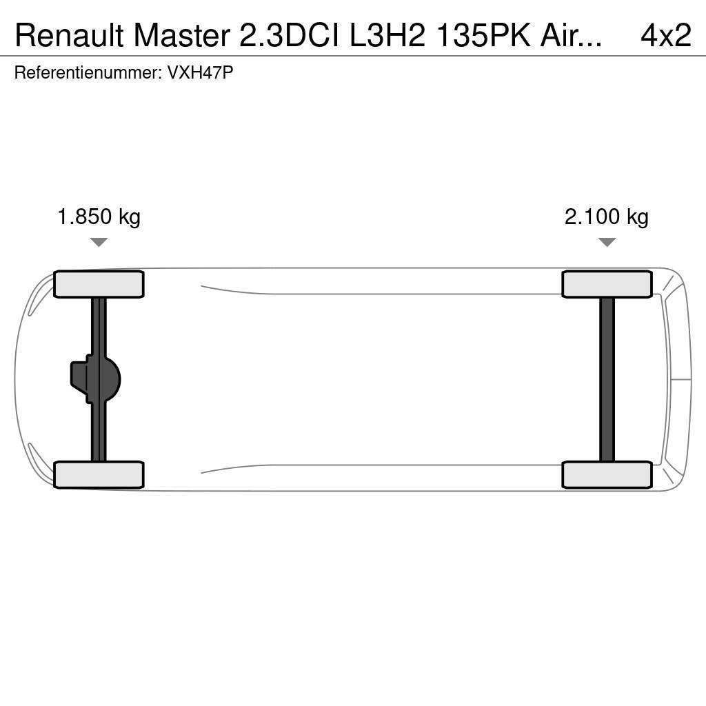 Renault Master 2.3DCI L3H2 135PK Airco Navi Cruisecontrol Kastenwagen