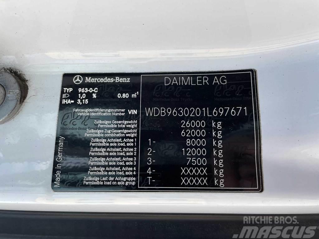 Mercedes-Benz Actros 2542 6x2*4 + SIDE OPENING 2X Kofferaufbau