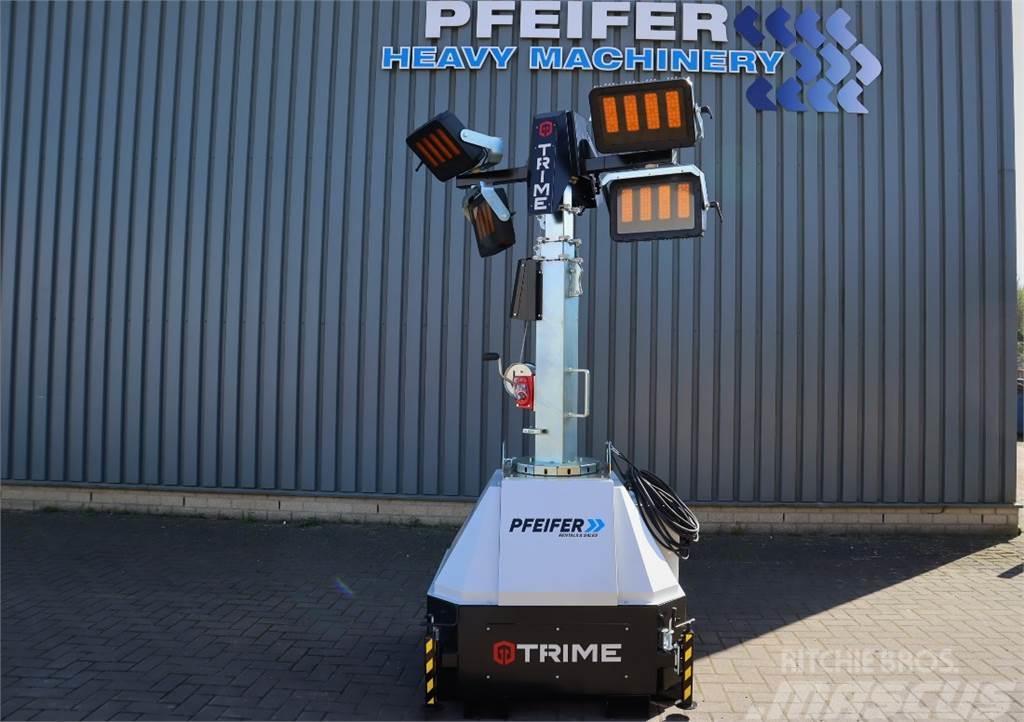  TRIME X-MAST 4 x 320W Valid Inspection, *Guarantee Lichtmasten
