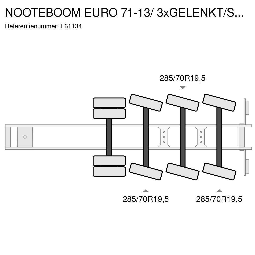 Nooteboom EURO 71-13/ 3xGELENKT/STEERING/DIR. Tieflader-Auflieger