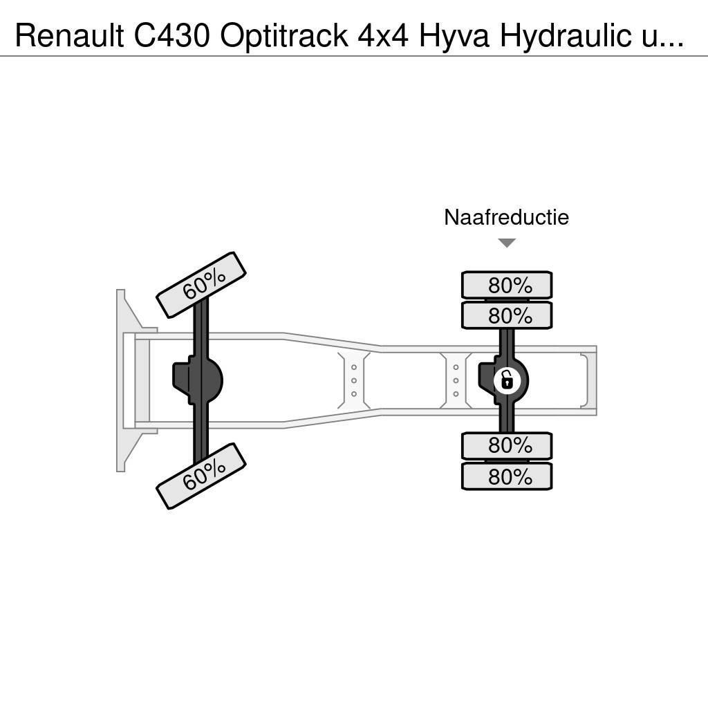 Renault C430 Optitrack 4x4 Hyva Hydraulic unit Euro6 *** O Sattelzugmaschinen