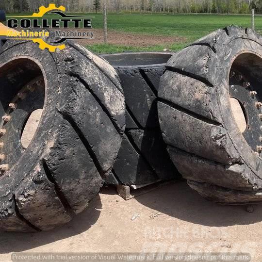Brawler Solid Pneumatic Tires Mobilbagger
