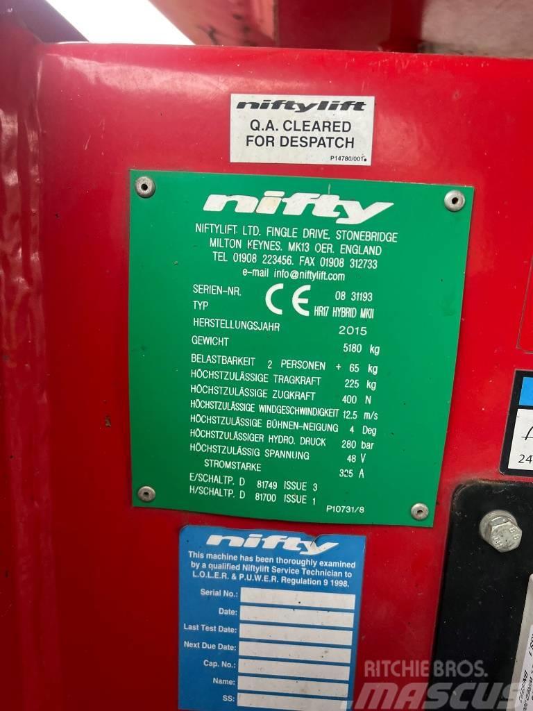 Niftylift HR 17 Gelenkteleskoparbeitsbühnen