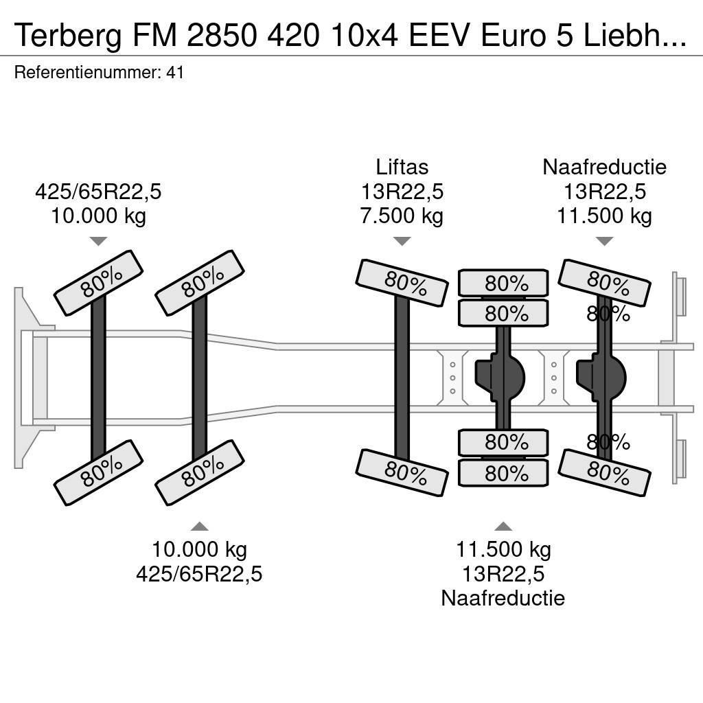 Terberg FM 2850 420 10x4 EEV Euro 5 Liebherr 15 Kub Mixer! Betonmischer